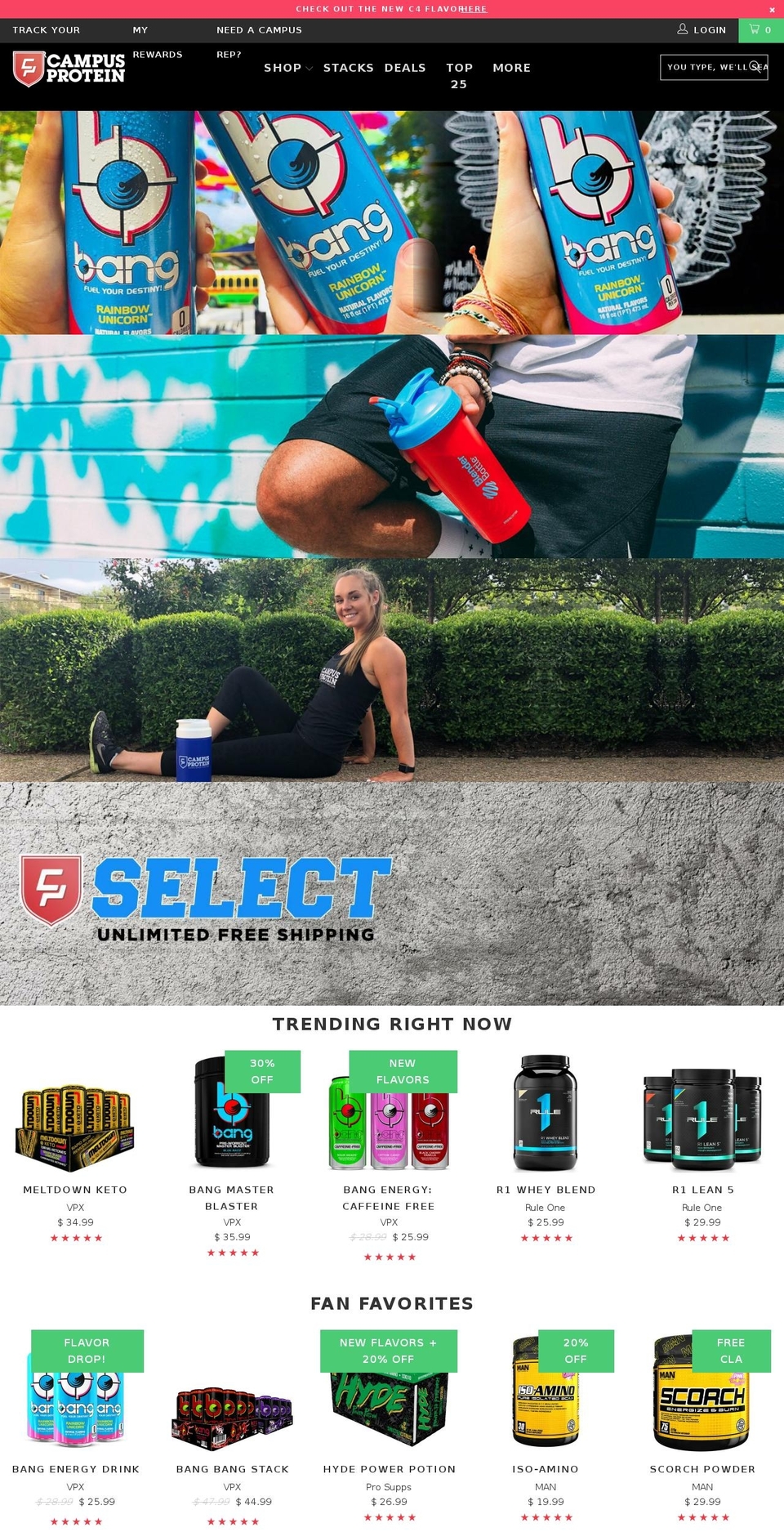 July '18 BVA NEW Shopify theme site example cityprotein.com