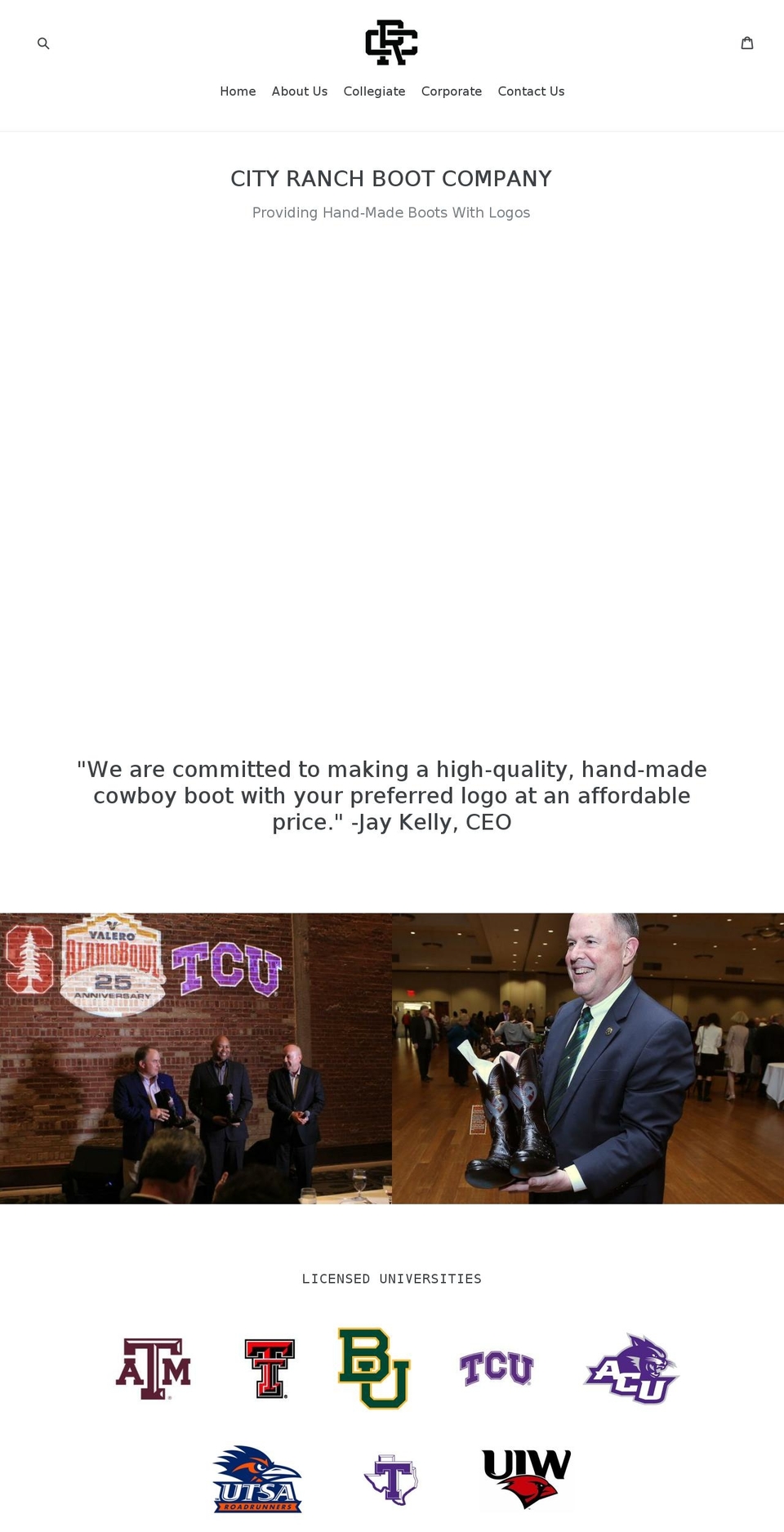 cityranchboot.com — Shopify storefront screenshot
