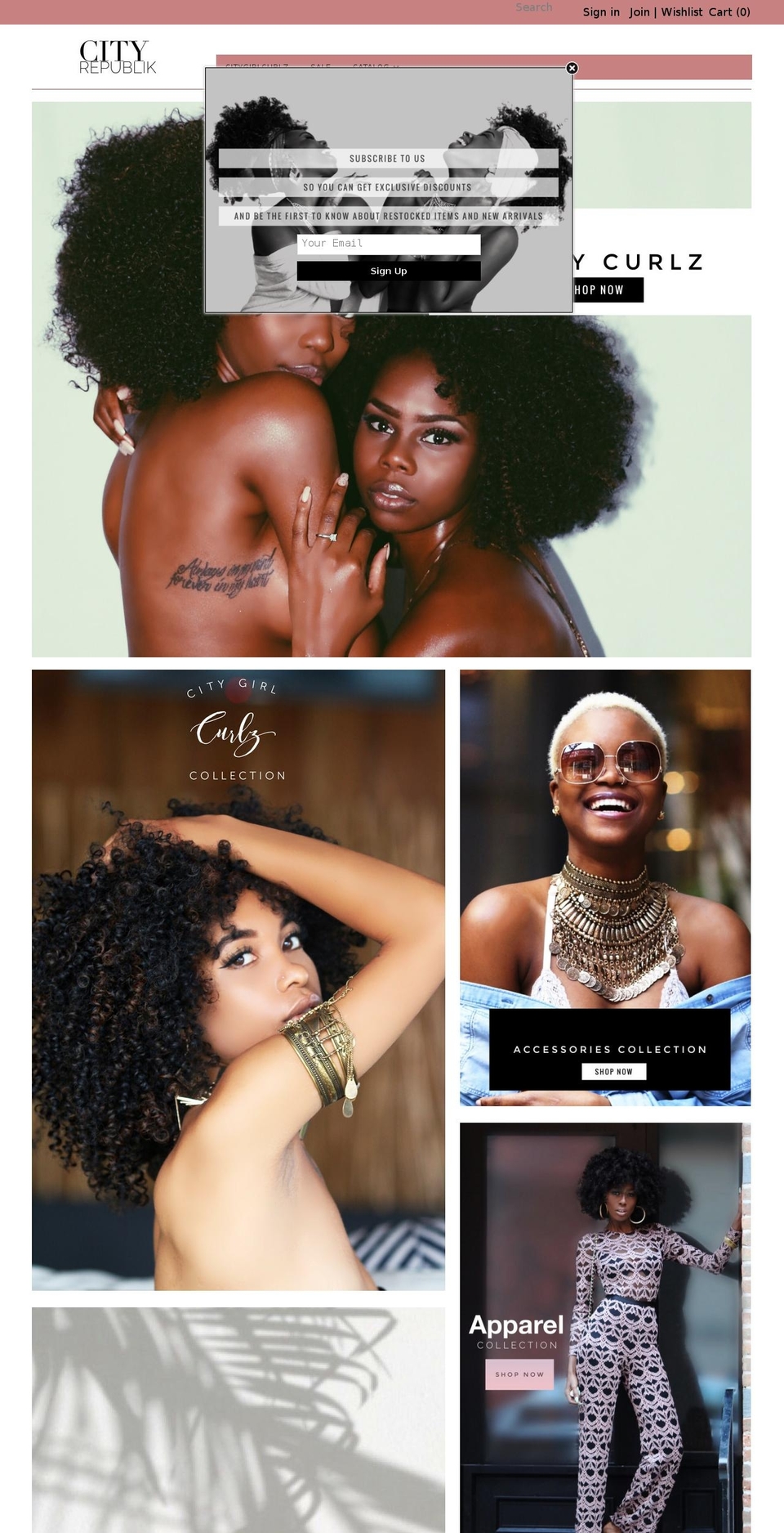 cityrepublik.com shopify website screenshot