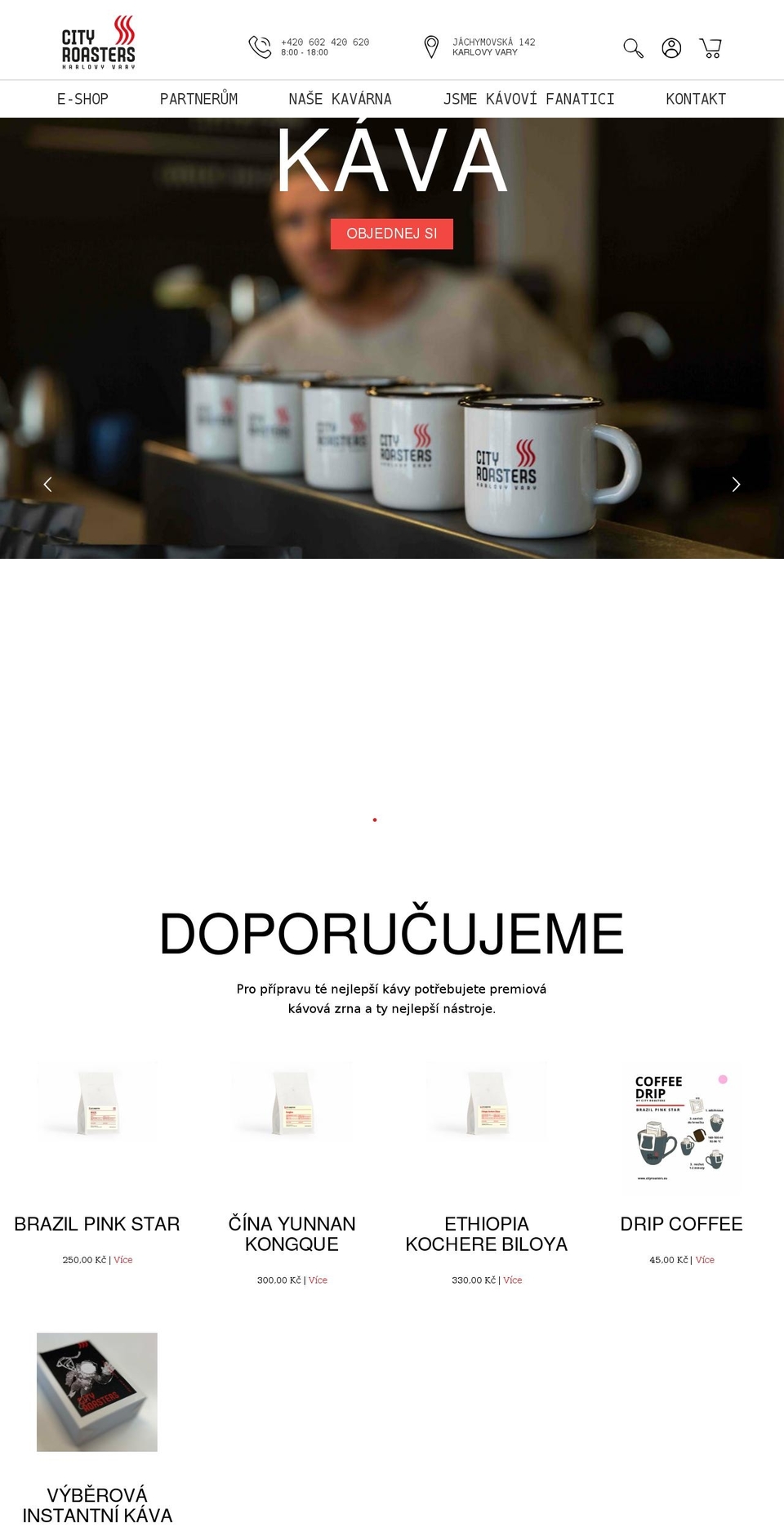 cityroasters.eu shopify website screenshot