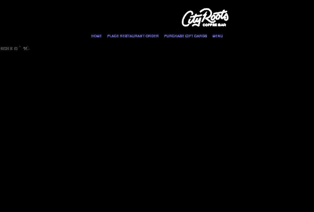 cityrootscoffee.com shopify website screenshot