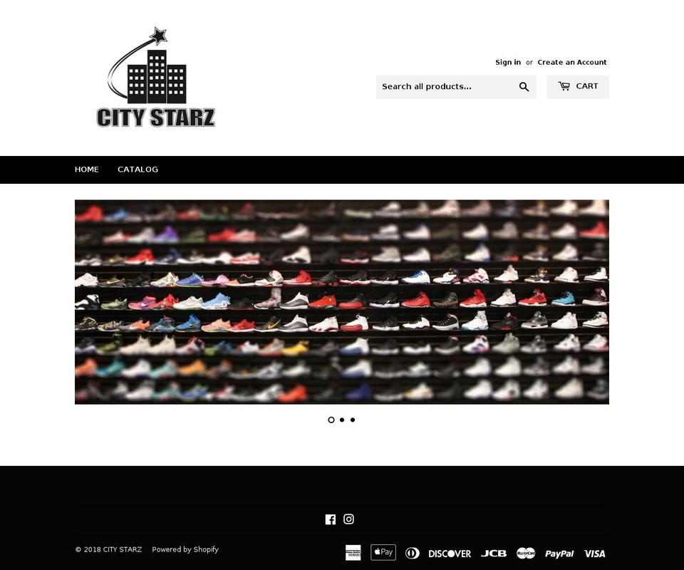 citystarzz.com — Shopify storefront screenshot