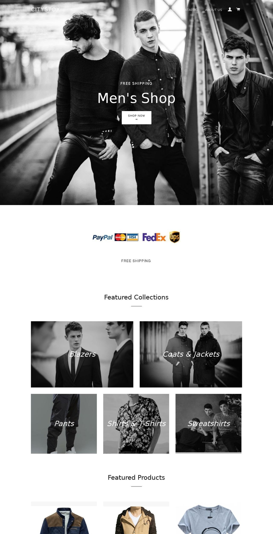 citystox.com shopify website screenshot