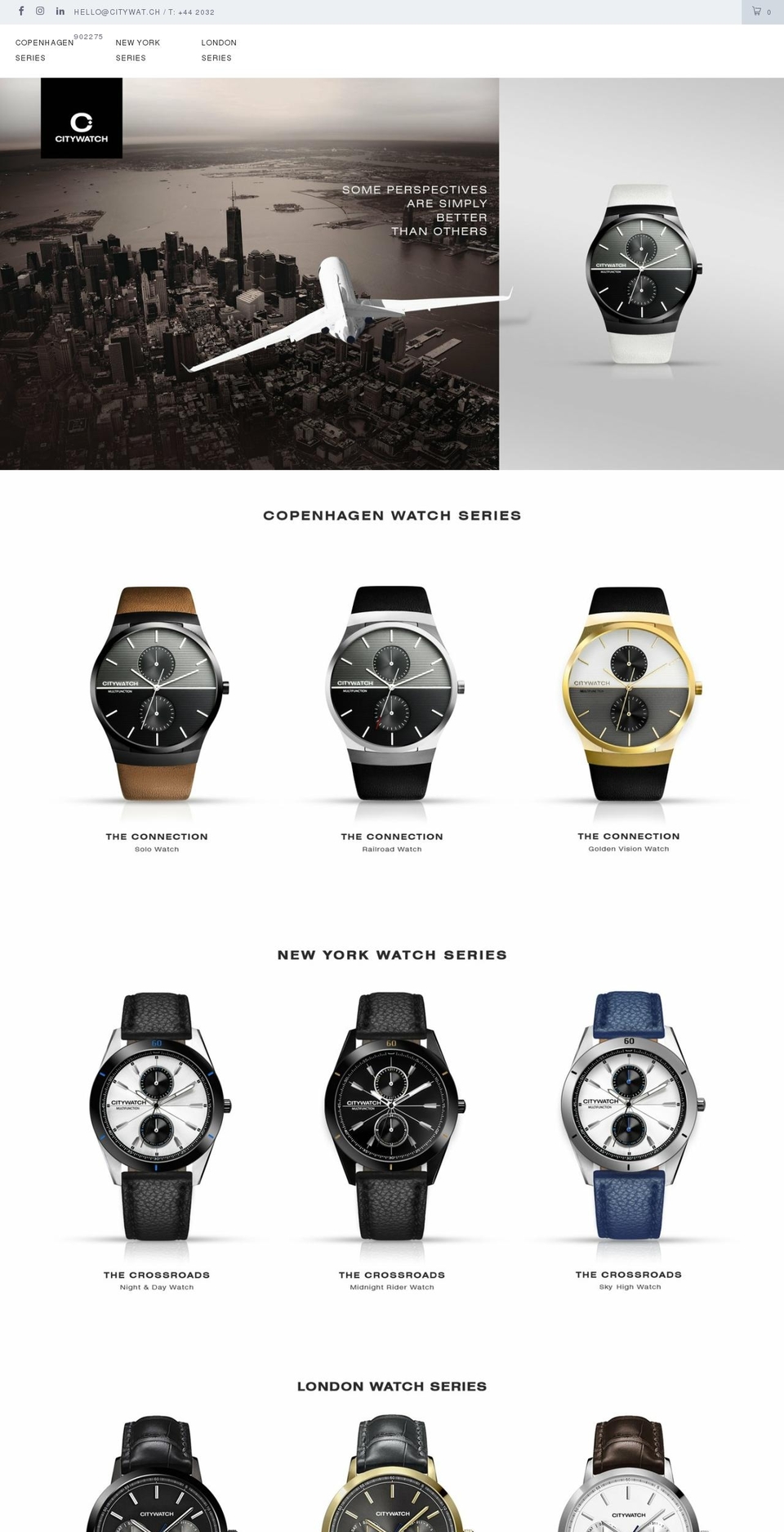 citywatch-watch.com — Shopify storefront screenshot