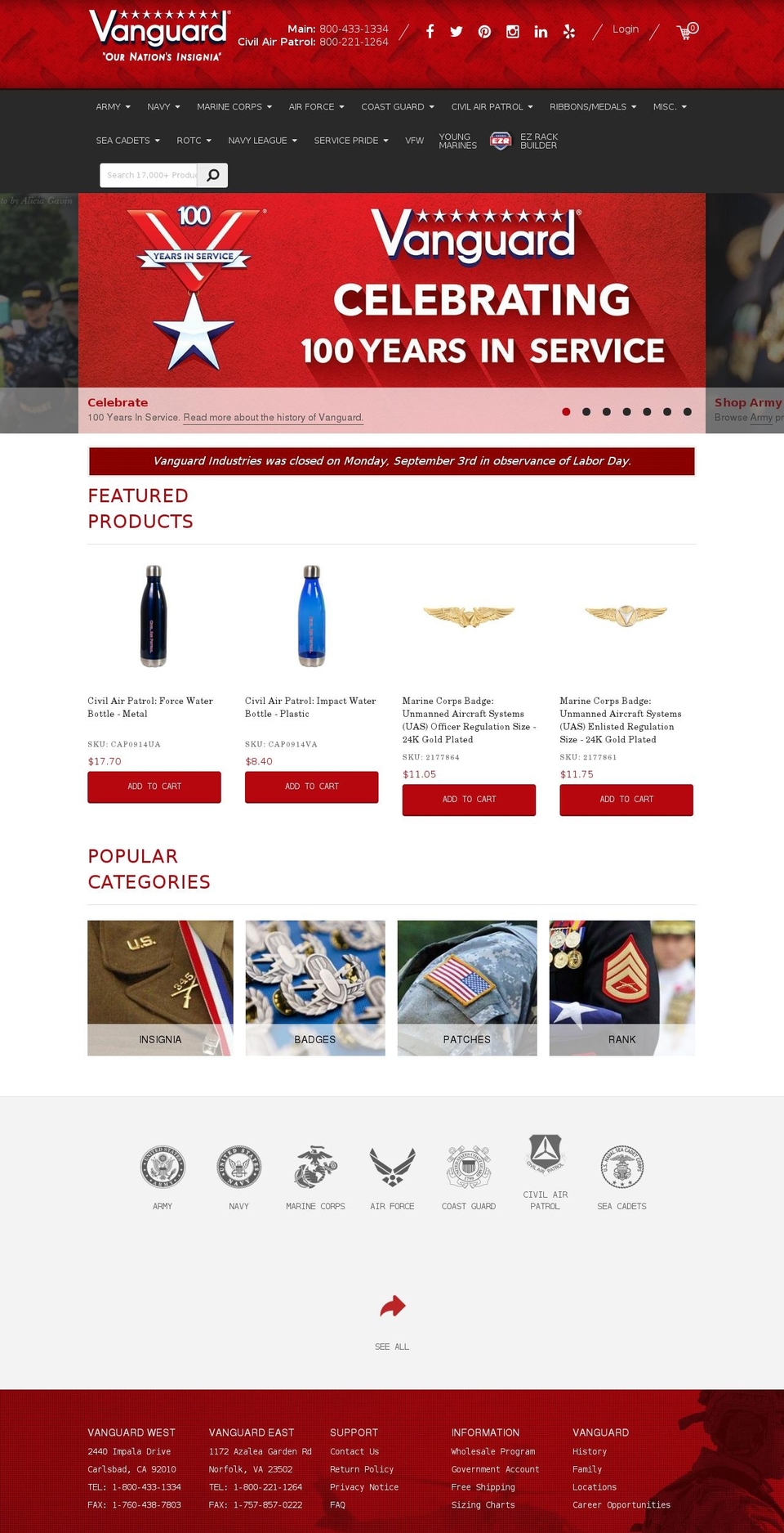 BMS Speed Optimizations-Live Oct 27 2016 chkupgrds Shopify theme site example civilairpatrolstore.com