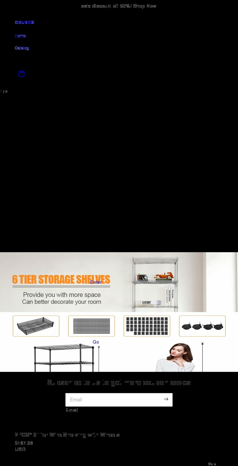 cizubeix.com shopify website screenshot