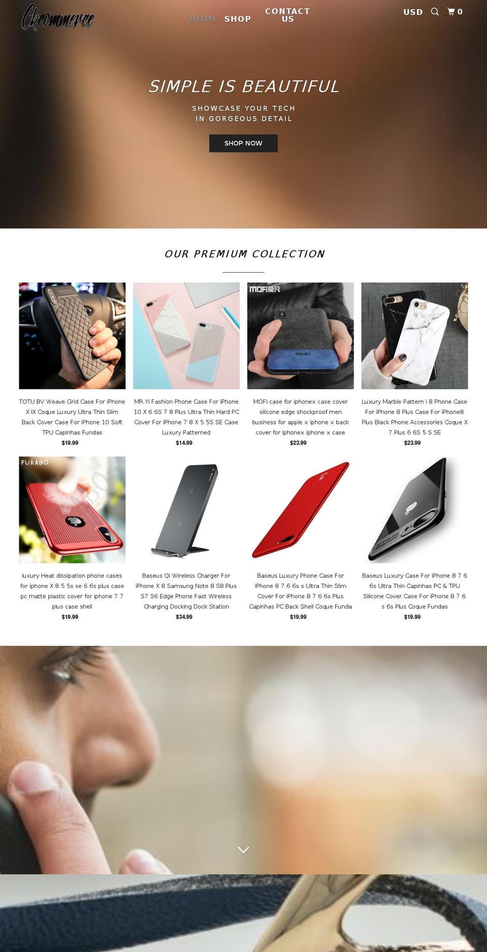 ckcommerce.com — Shopify storefront screenshot
