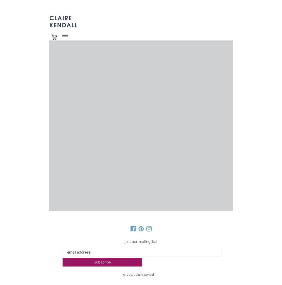 ckendallart.com shopify website screenshot