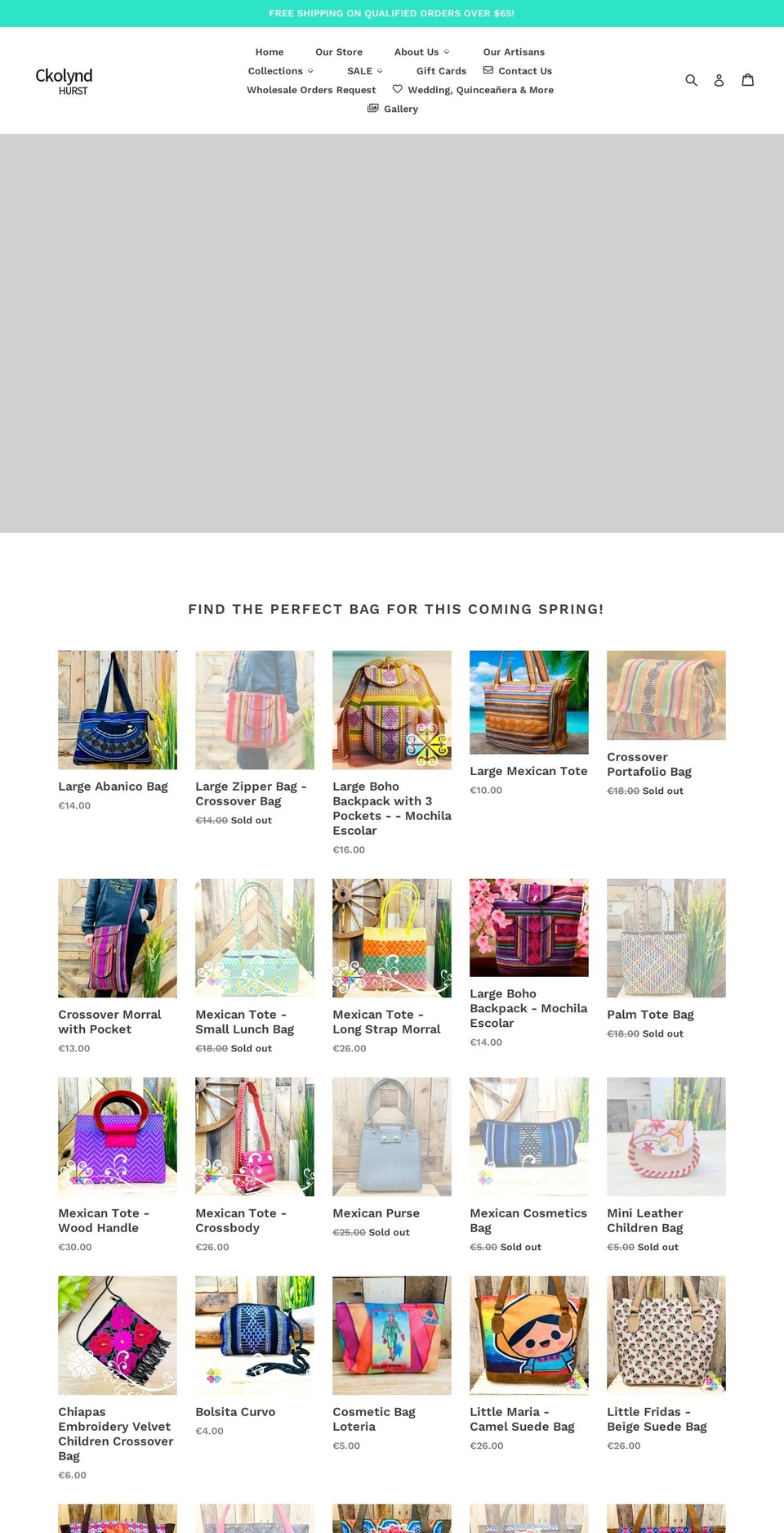 ckolyndhurst.com shopify website screenshot