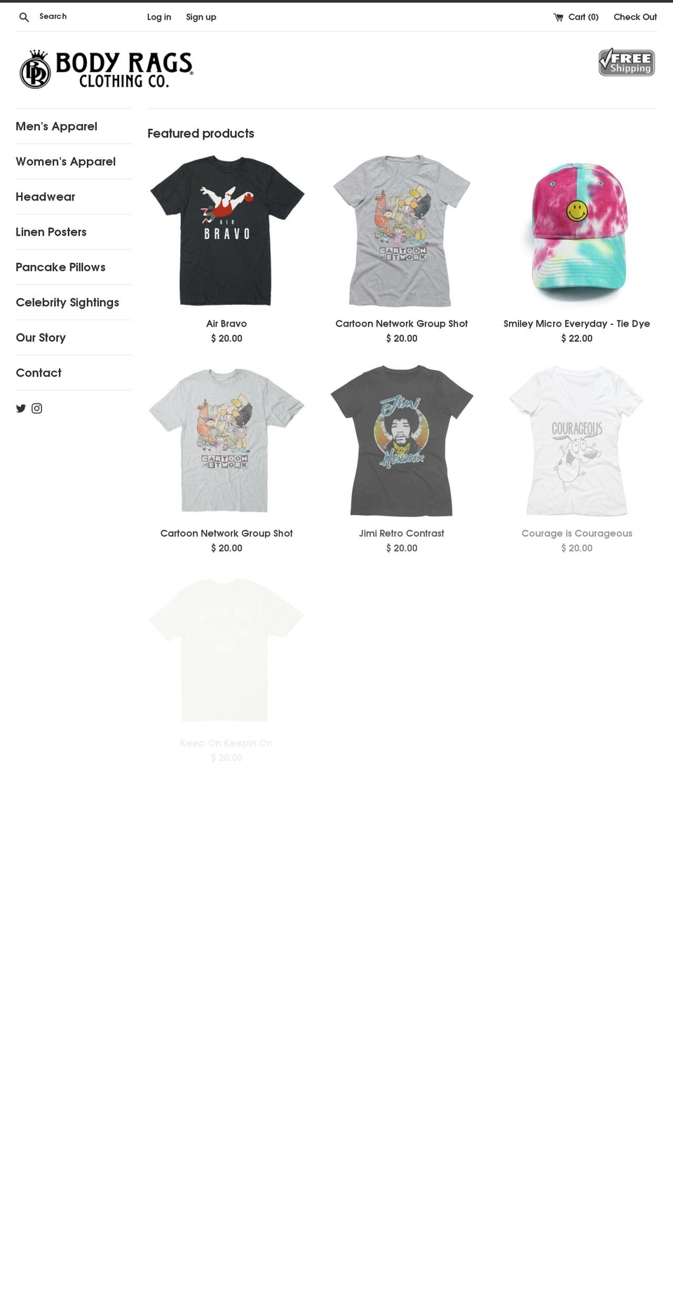 ckproductions.com shopify website screenshot