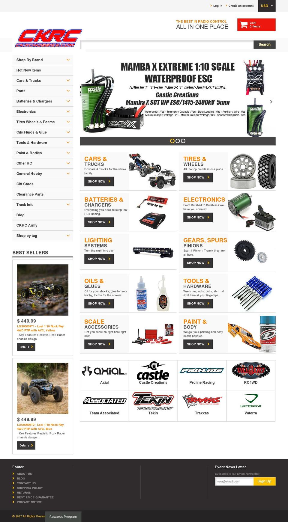 ckrccrawlers.net shopify website screenshot