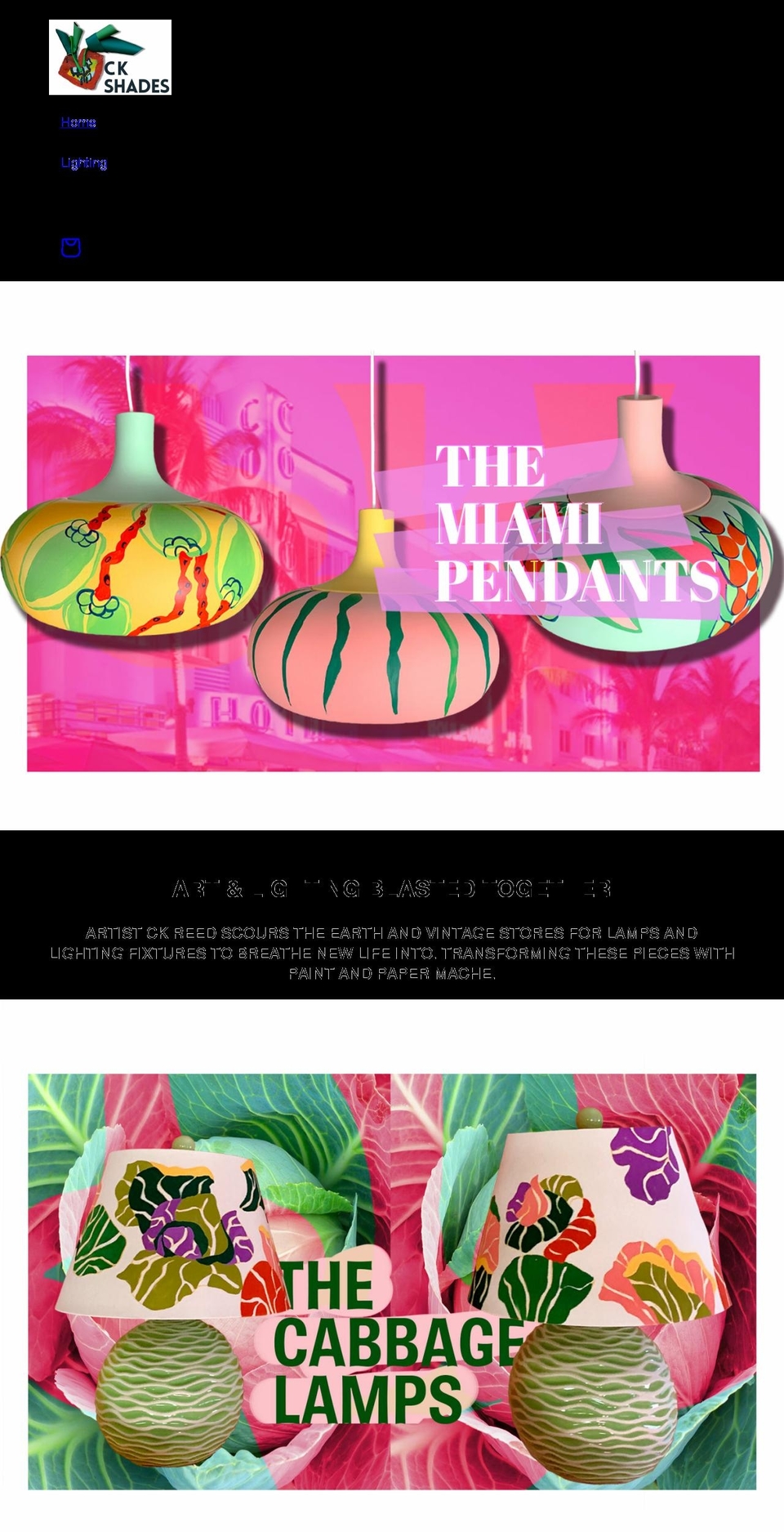 ckshade.com shopify website screenshot