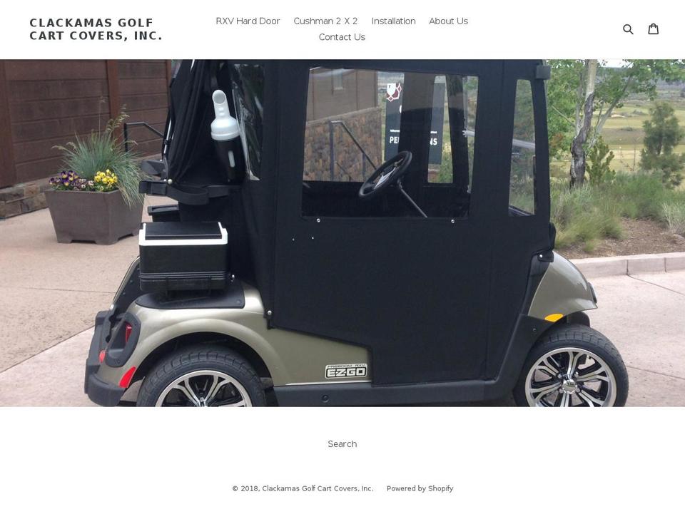 clackamas-industries.com — Shopify storefront screenshot
