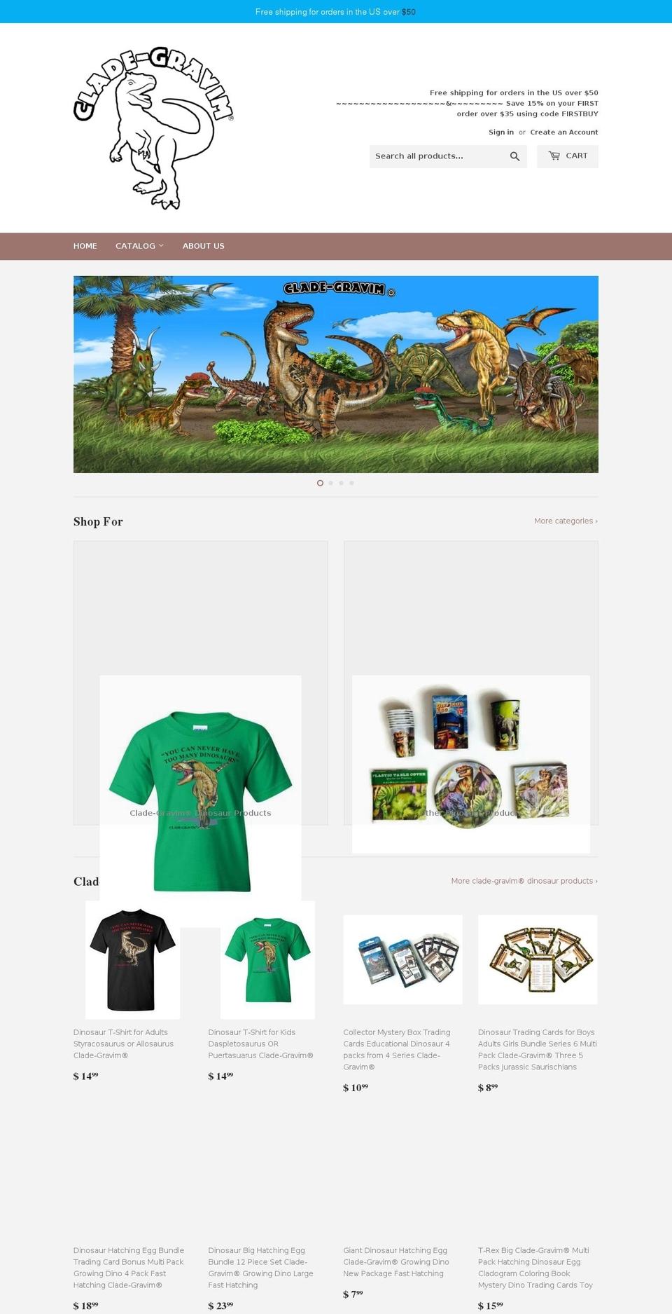 clade-gravim.com — Shopify storefront screenshot