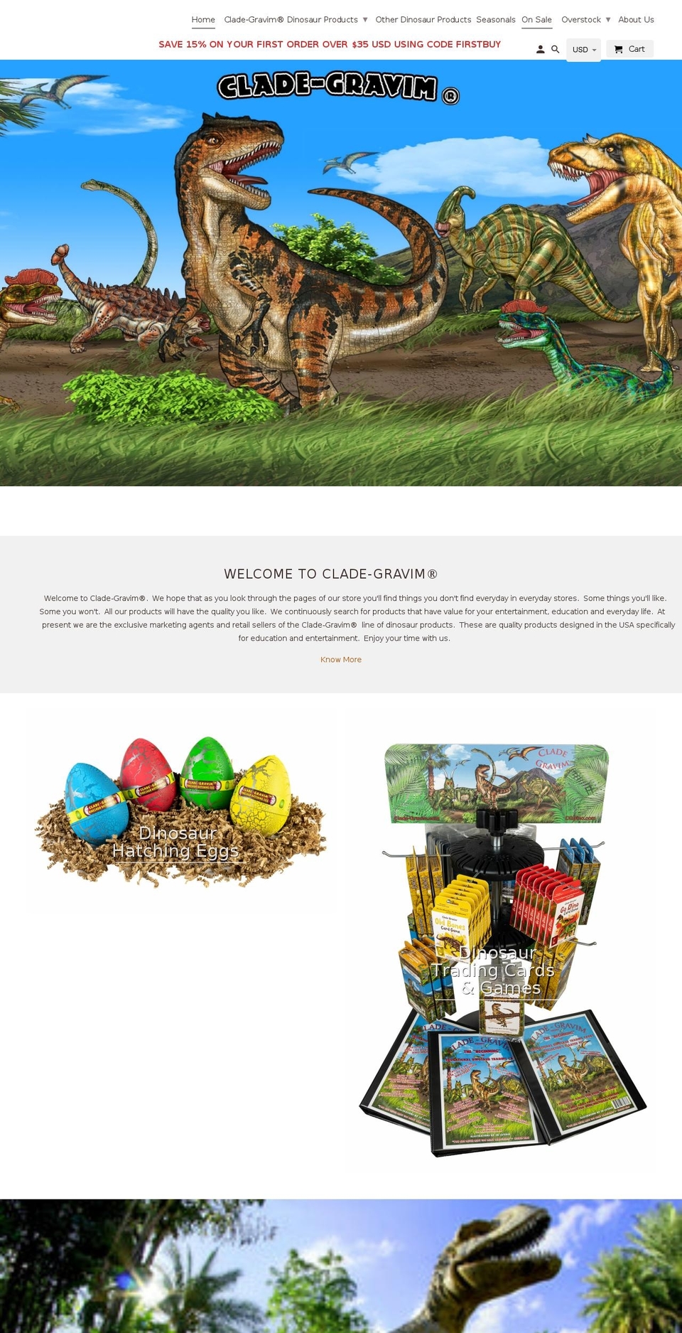 clade-gravim.info shopify website screenshot
