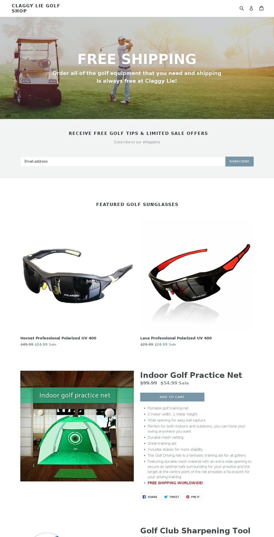 claggylie.com — Shopify storefront screenshot