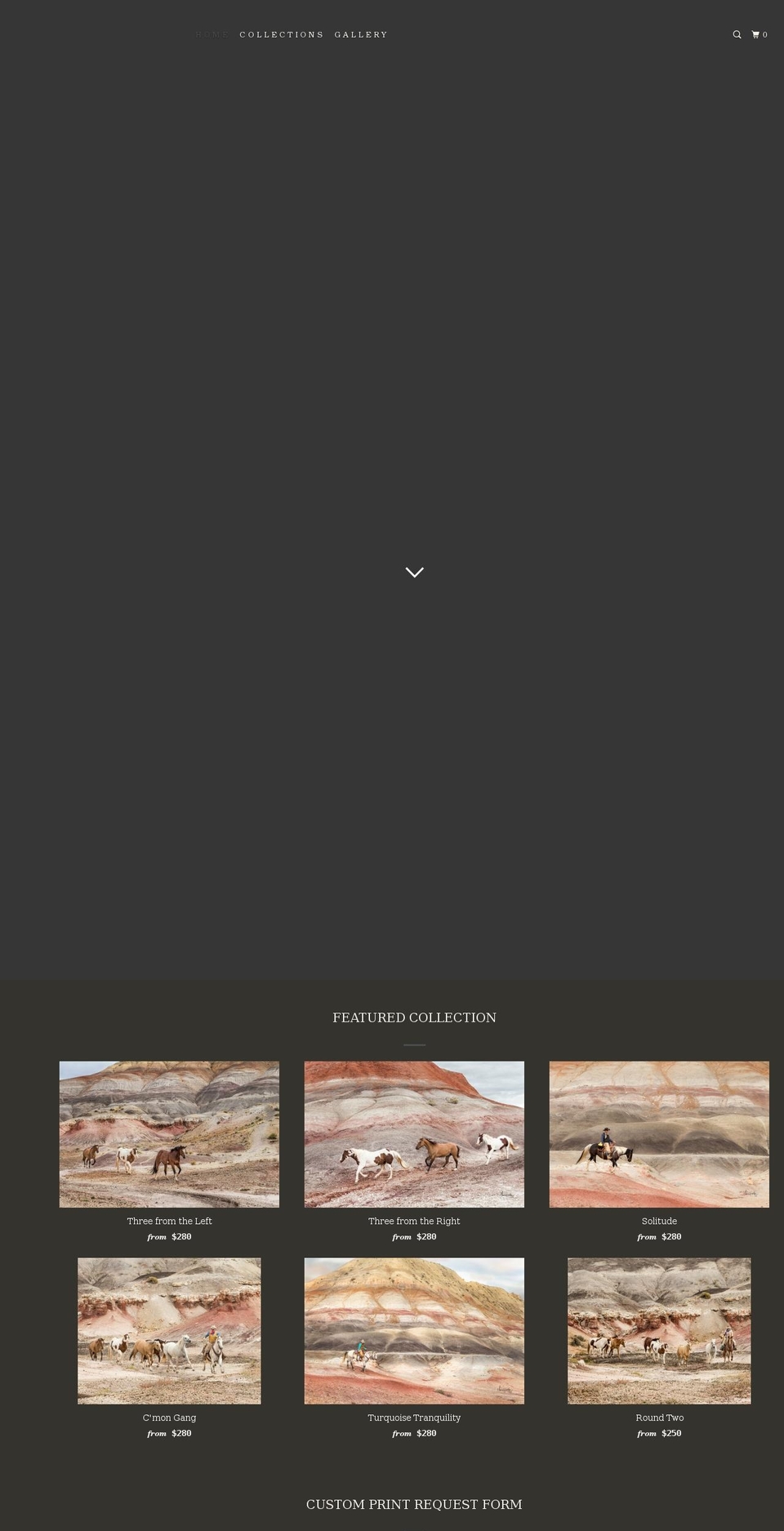 claireporterphotography.com shopify website screenshot