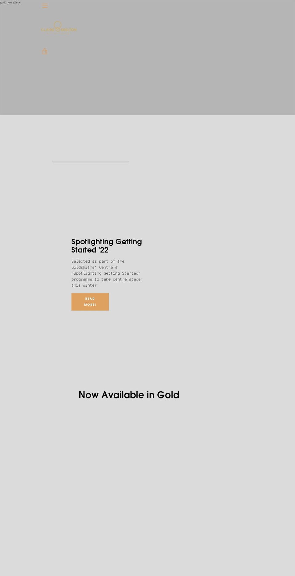 claireskelton.com shopify website screenshot