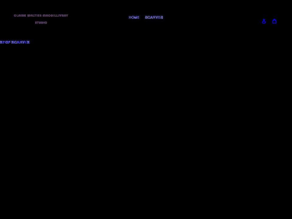 clairewaltiermacgillivray.com shopify website screenshot