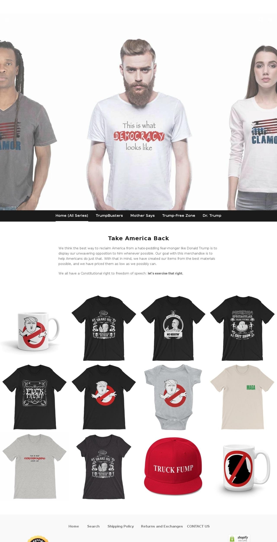 clamorwear.com — Shopify storefront screenshot