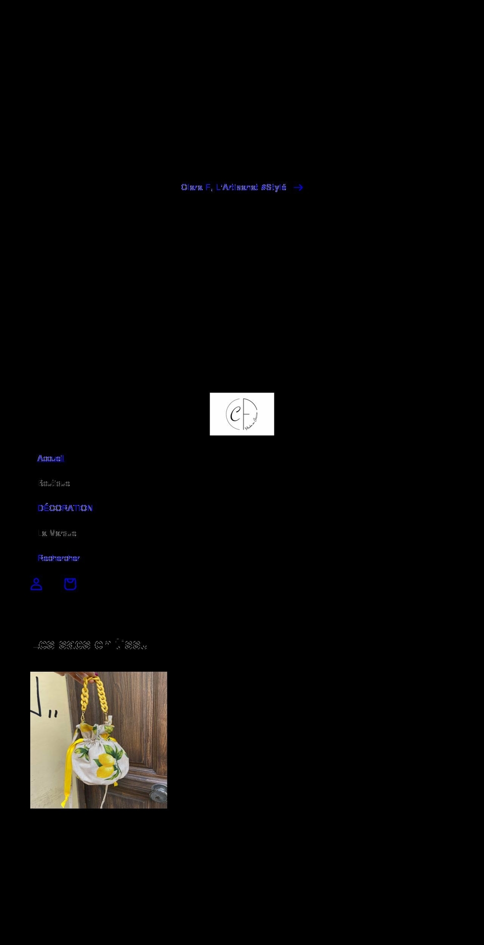 claraf.com shopify website screenshot