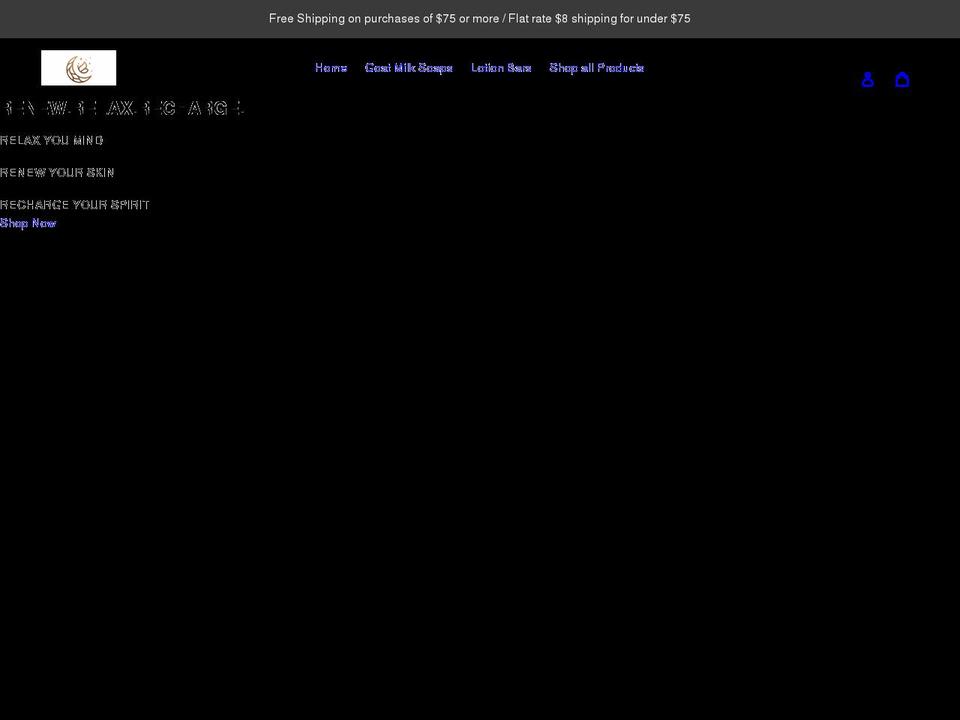 claredelunasoaps.com shopify website screenshot