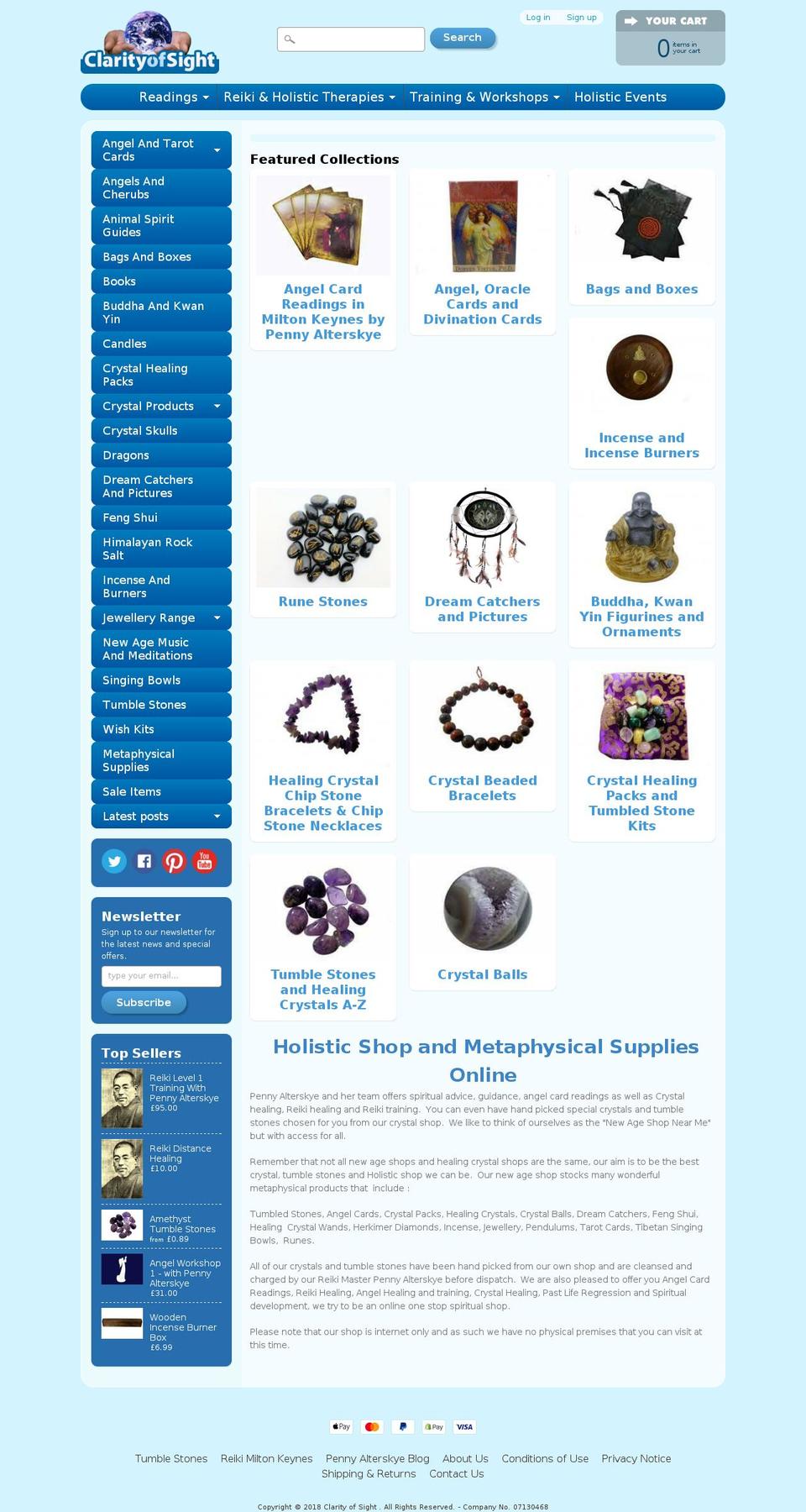Copy of Copy of Sunrise Shopify theme site example clarityofsight.com
