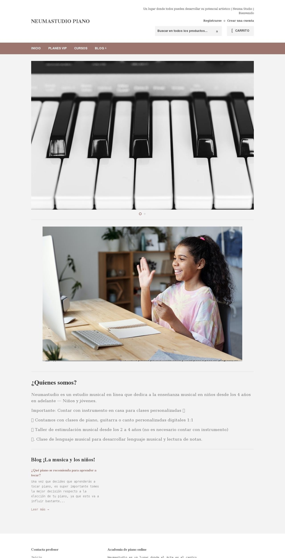 clasesdepianoneumastudio.com shopify website screenshot