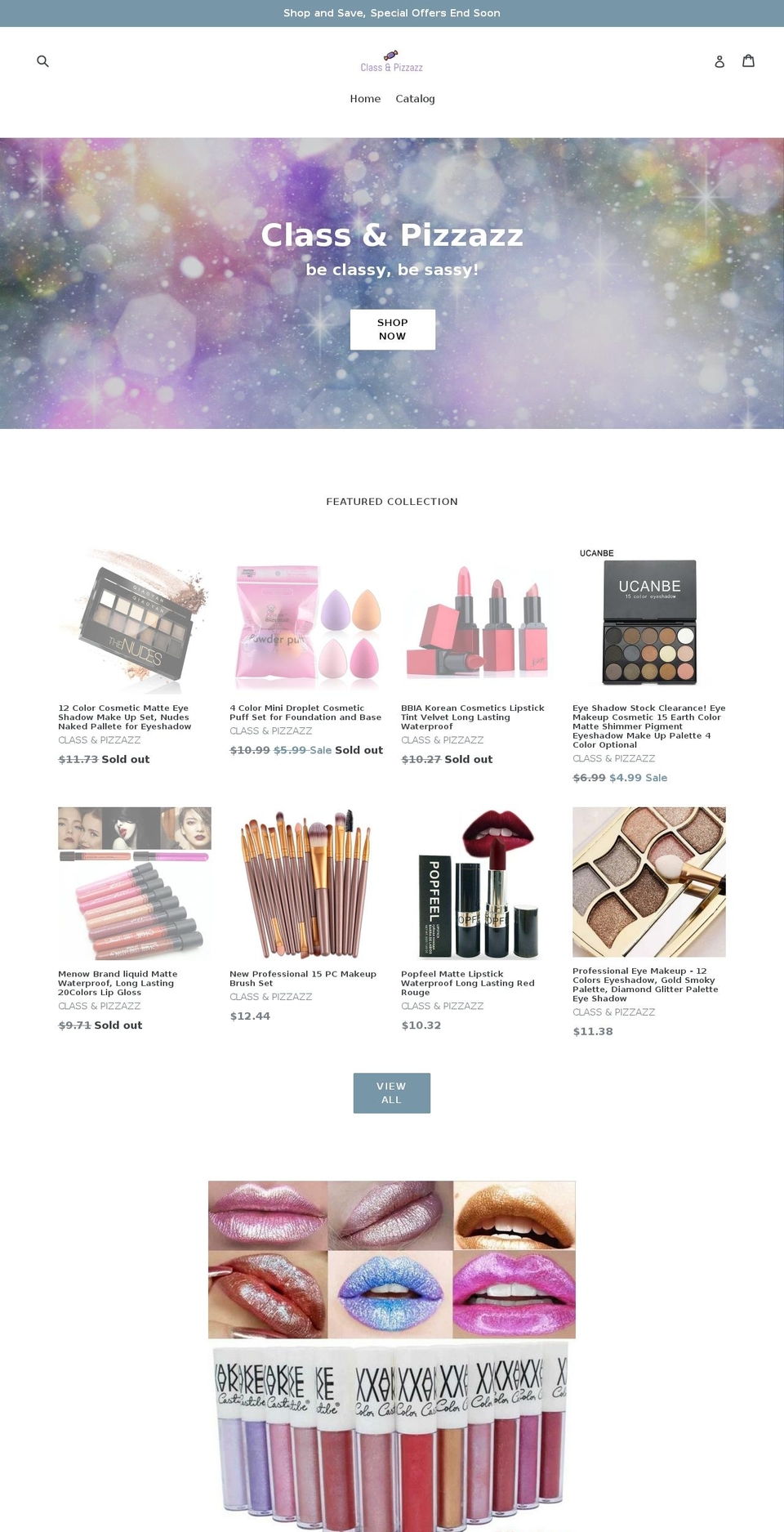class-pizzazz.com — Shopify storefront screenshot