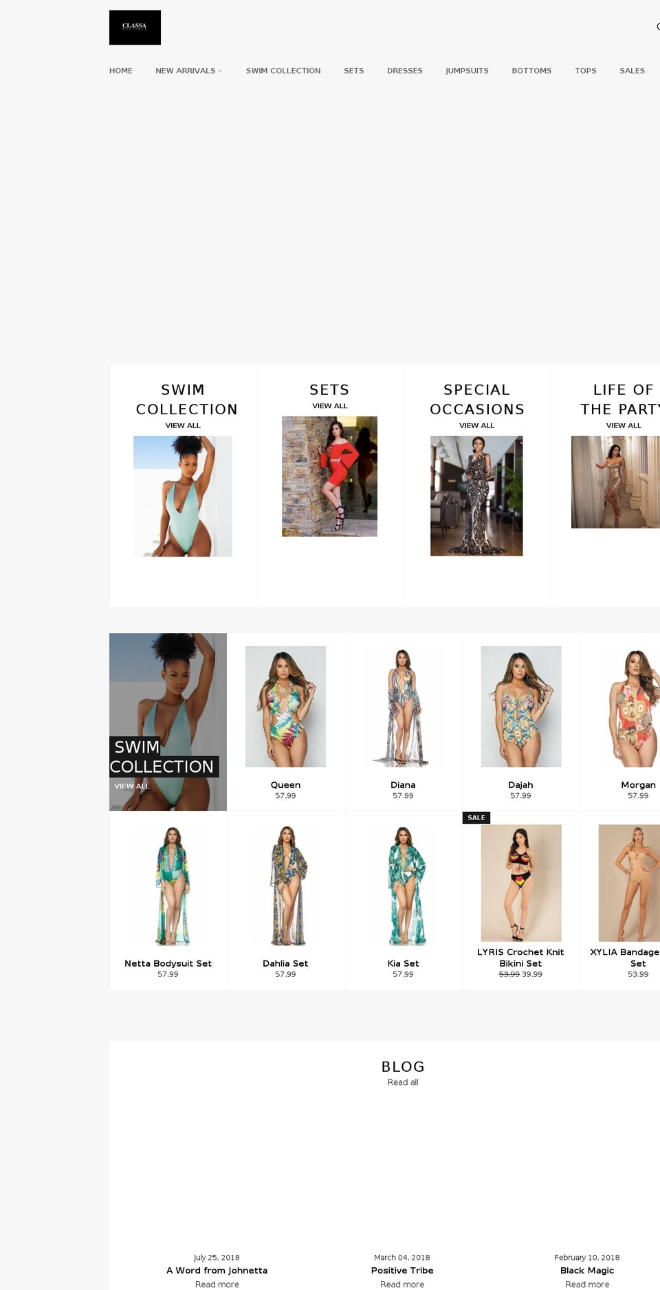 classaboutique.com — Shopify storefront screenshot