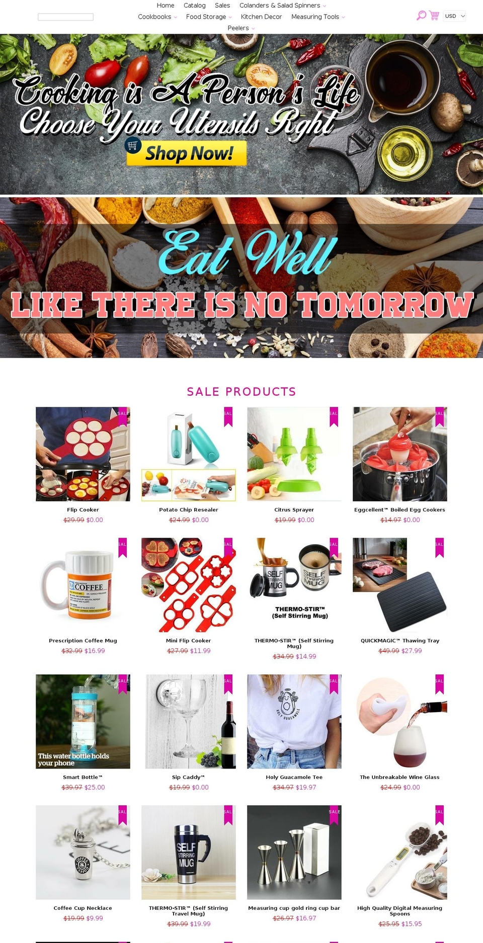 classactcooking.com — Shopify storefront screenshot