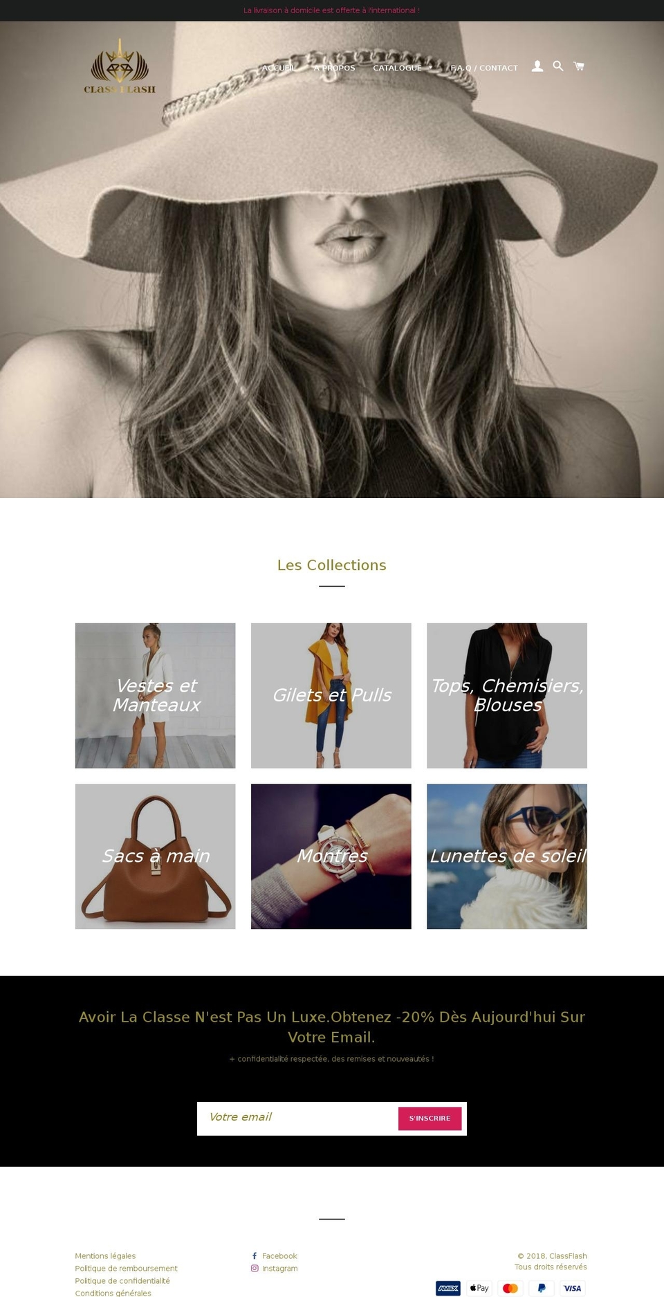 classflash.net shopify website screenshot