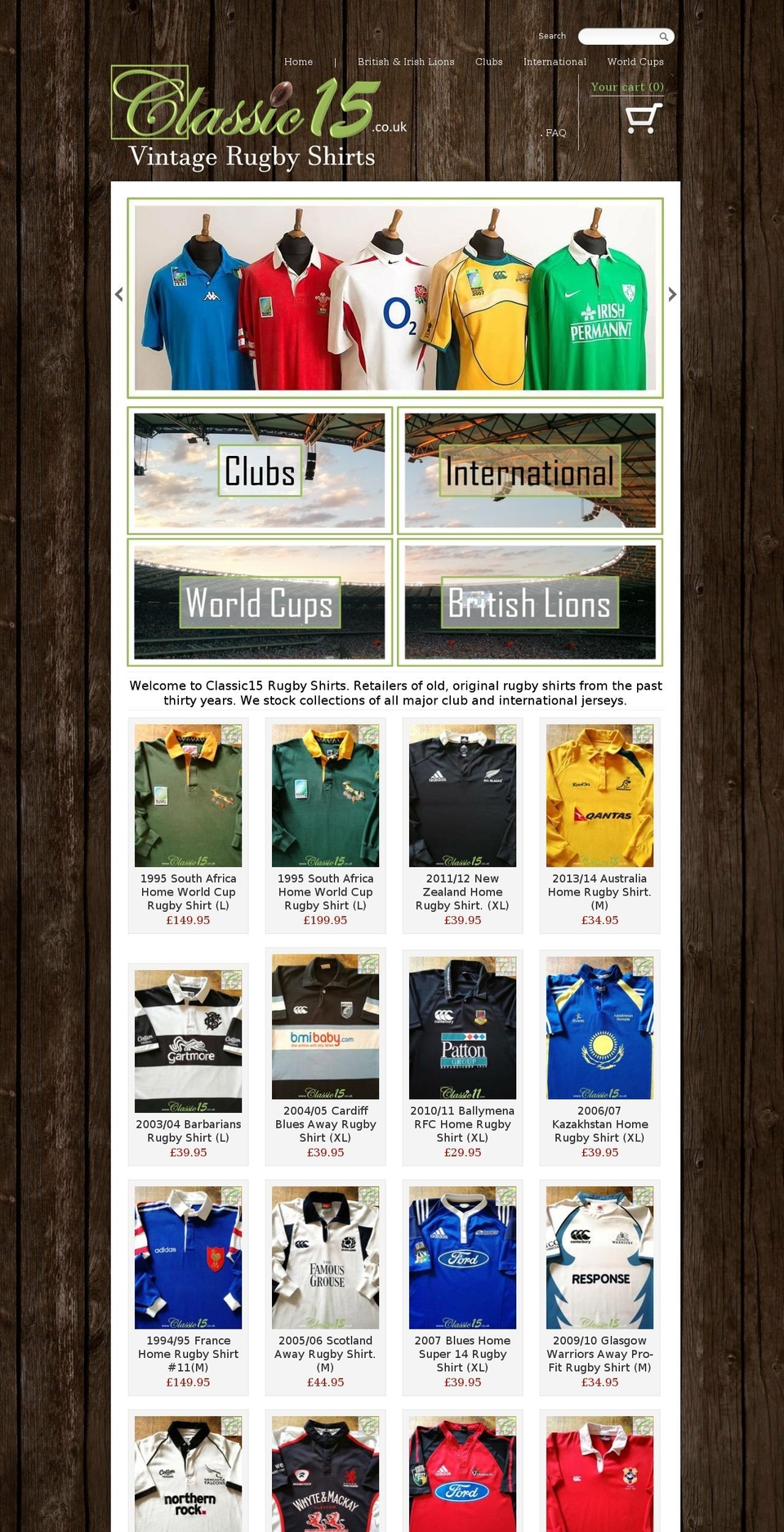 classic-rugby-shirts.com shopify website screenshot