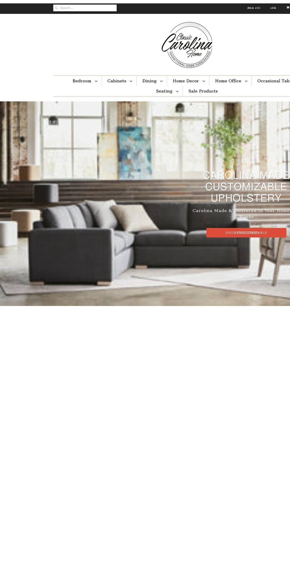 classiccarolinahome.com shopify website screenshot