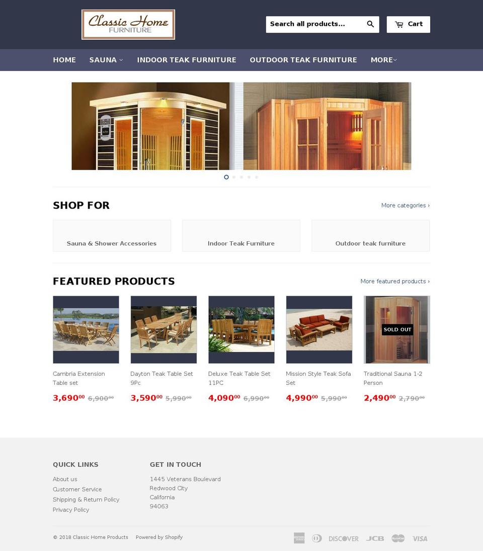 classichandicraft.com — Shopify storefront screenshot
