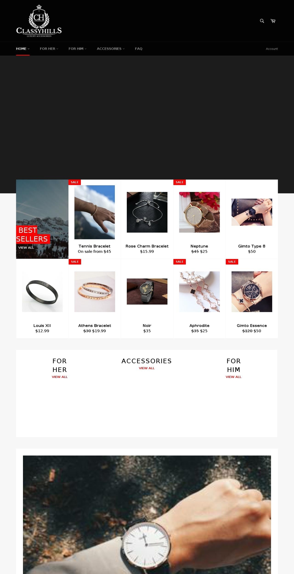 classichills.com — Shopify storefront screenshot