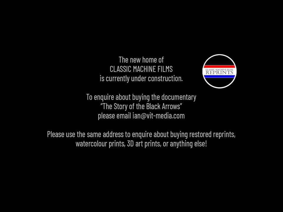 classicmachinefilms.co.uk shopify website screenshot