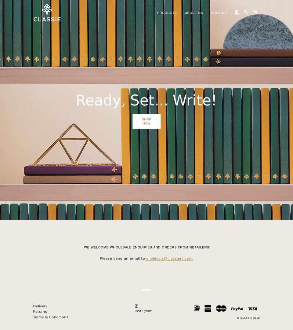 classienl.com — Shopify storefront screenshot