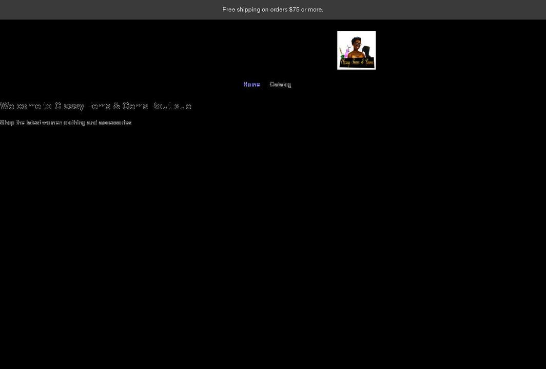 classyfemsgems.shop shopify website screenshot