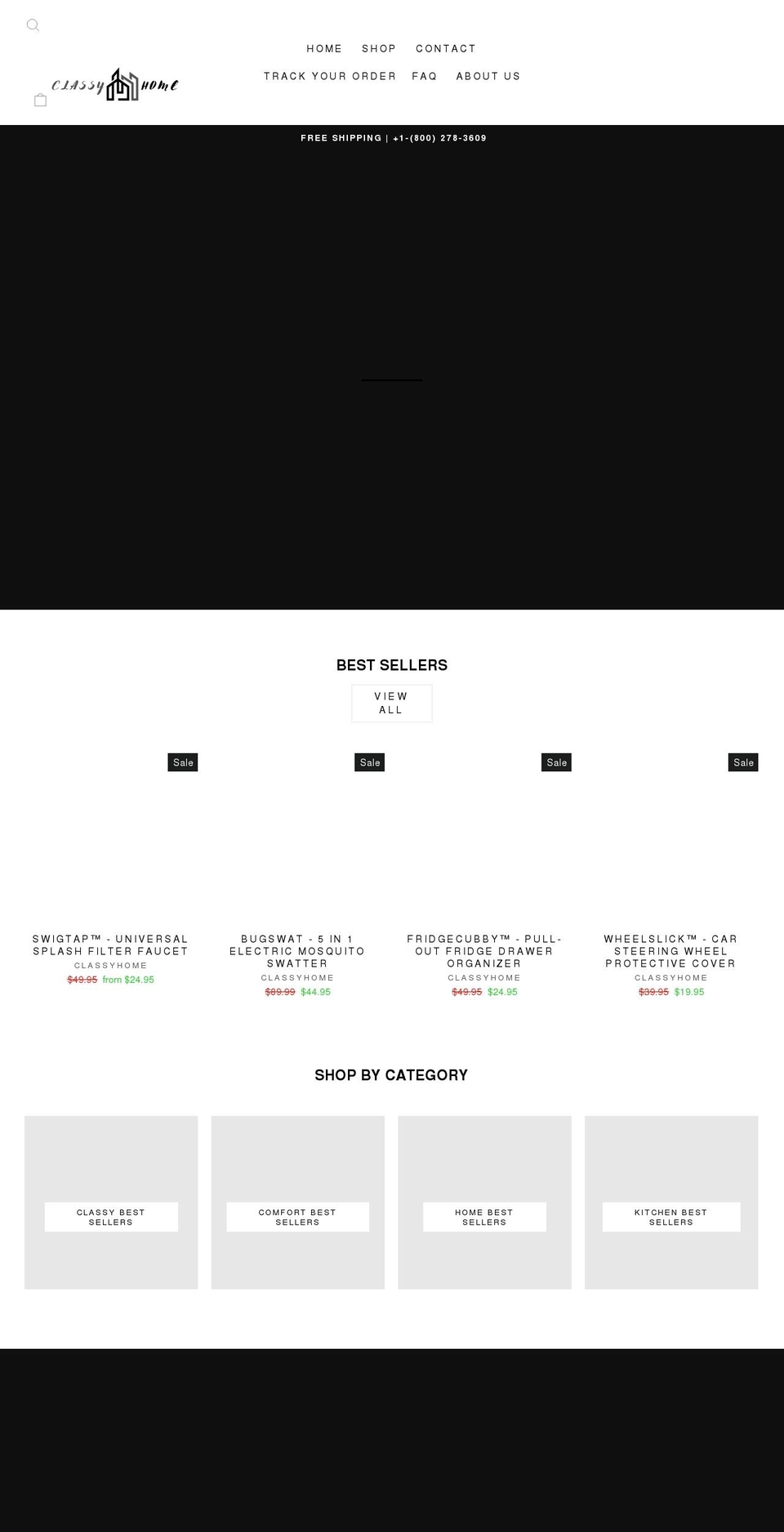 classyhome.co shopify website screenshot