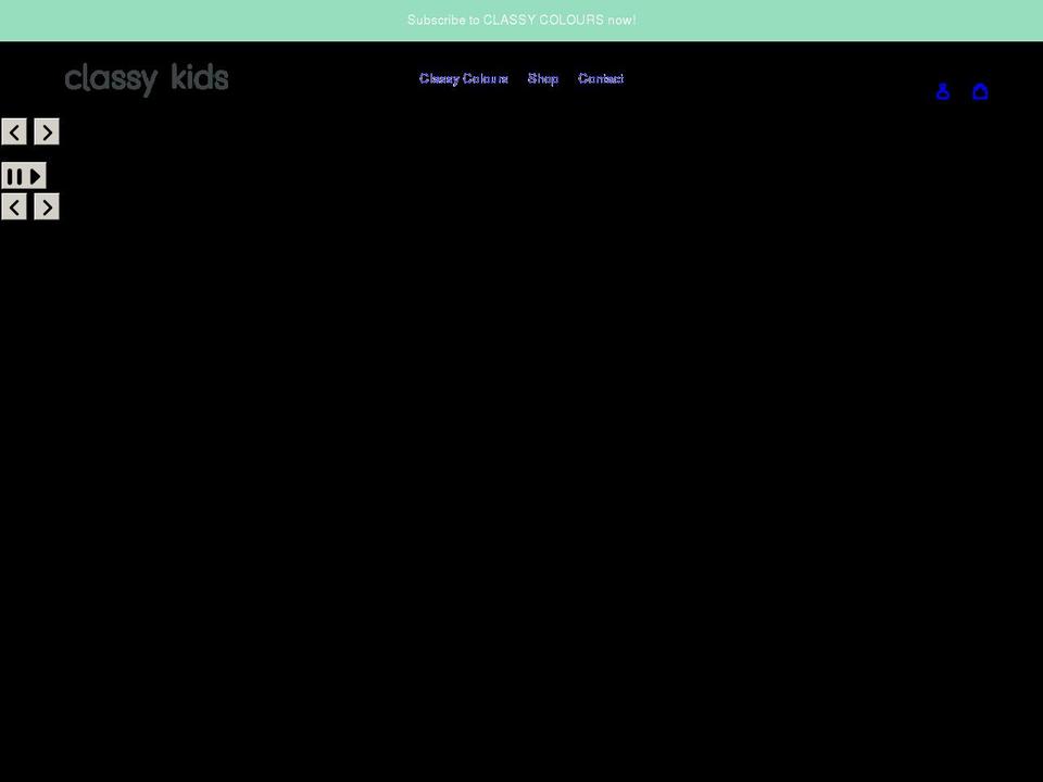 classykids.ca shopify website screenshot