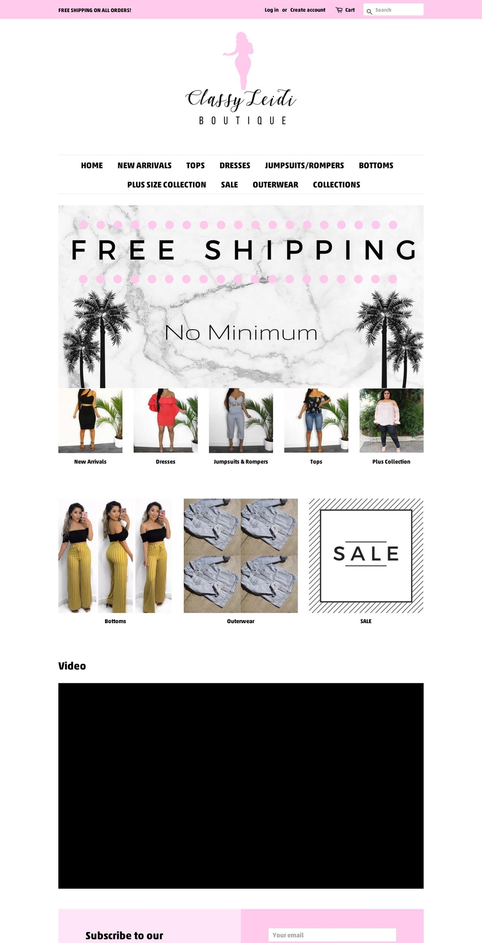classyleidi.com shopify website screenshot