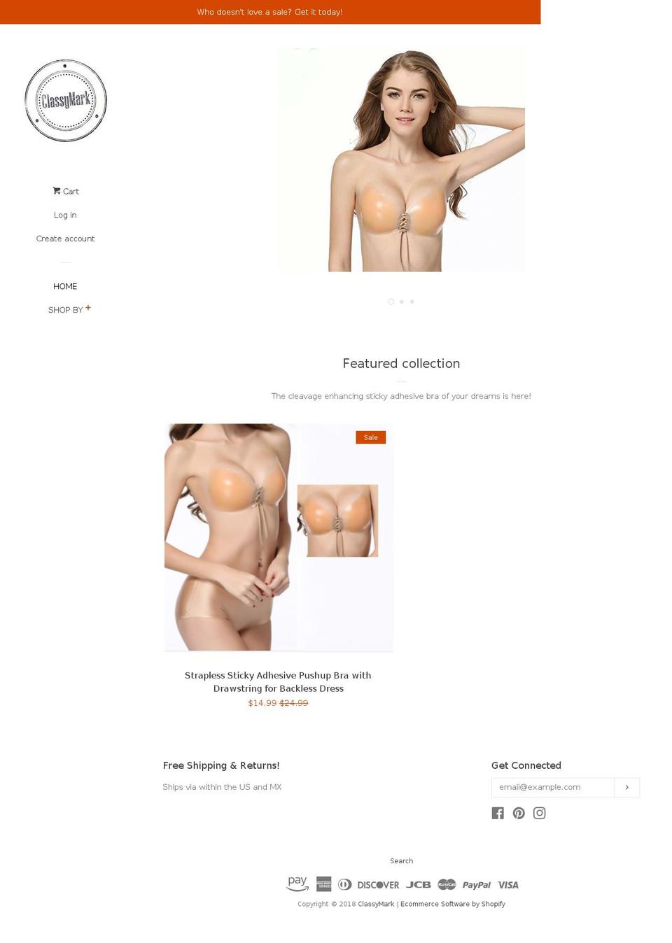 classymark.com — Shopify storefront screenshot