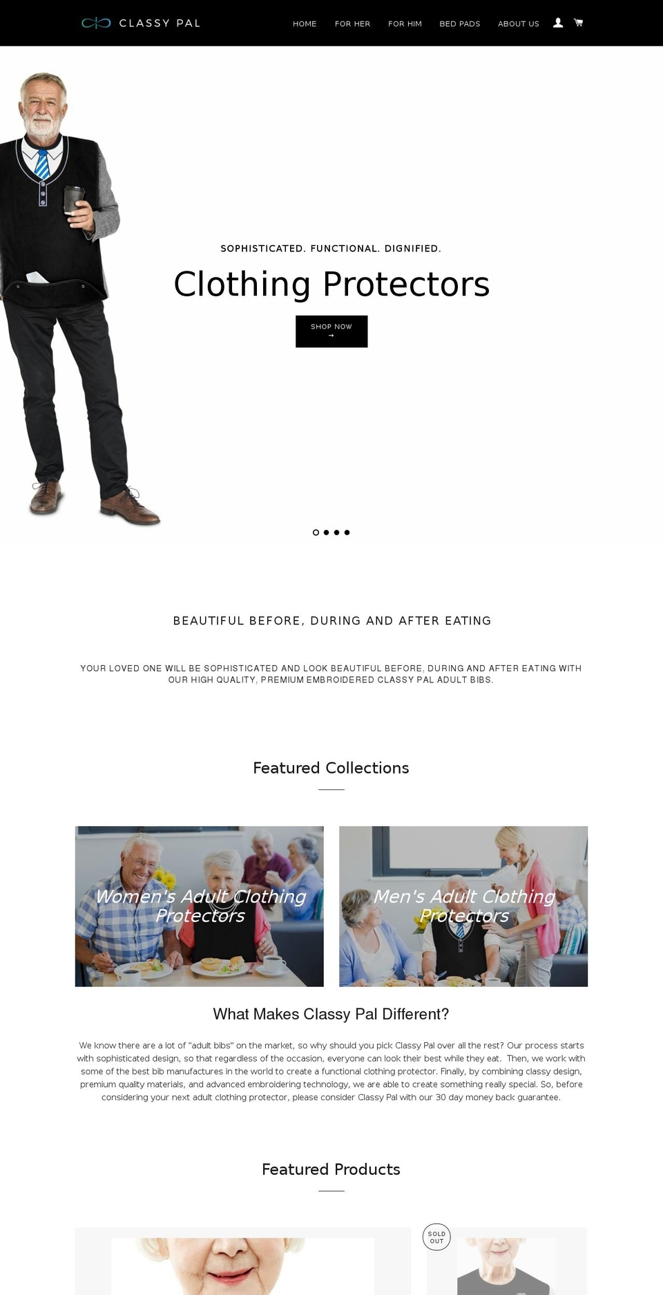classypal.com shopify website screenshot