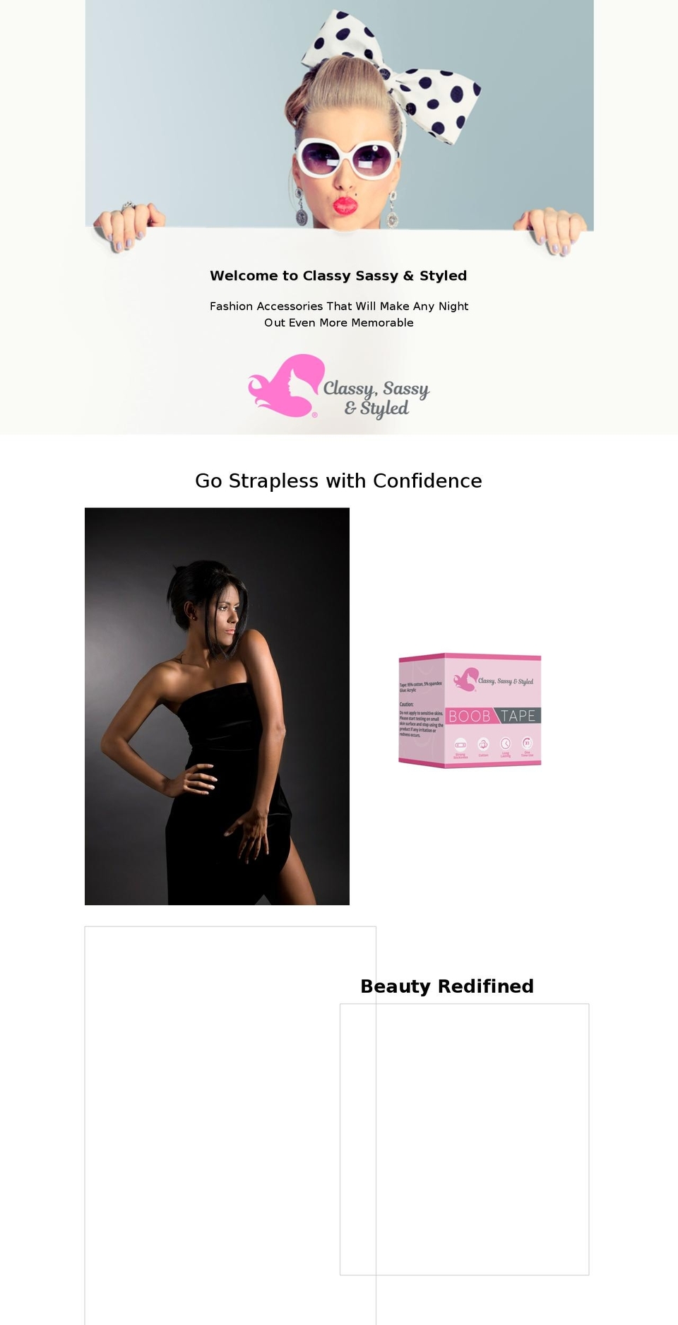 classysassystyled.com — Shopify storefront screenshot
