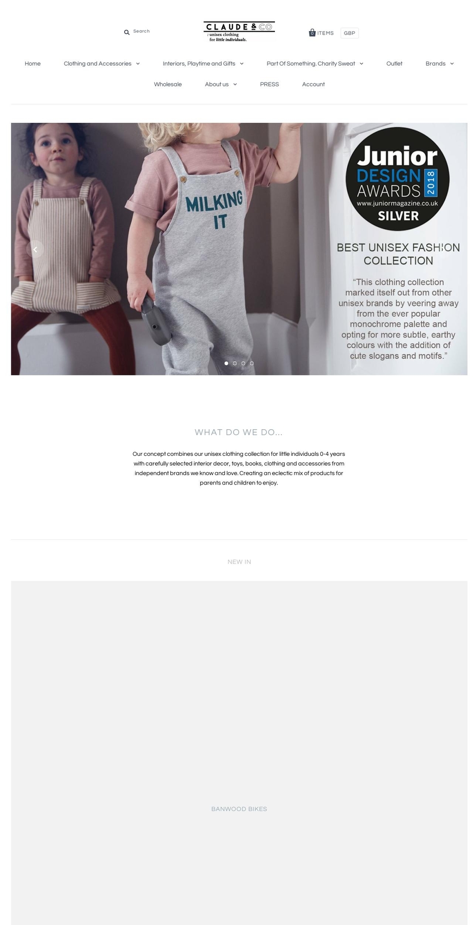 Claude New Website - Bold  May Shopify theme site example claudeandco.co.uk