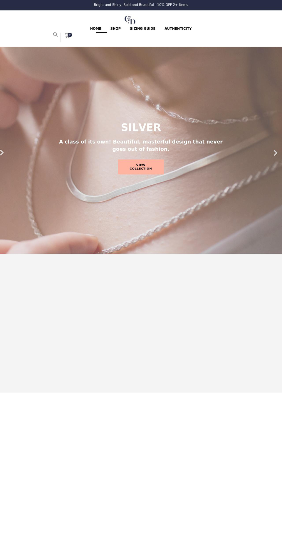 claudiabydesign.com shopify website screenshot