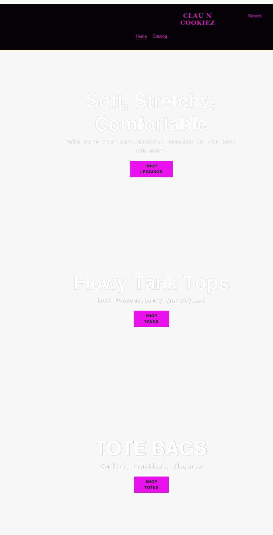 clauncookiez.com shopify website screenshot