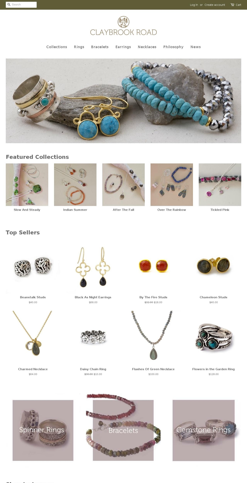 claybrookroad.com — Shopify storefront screenshot