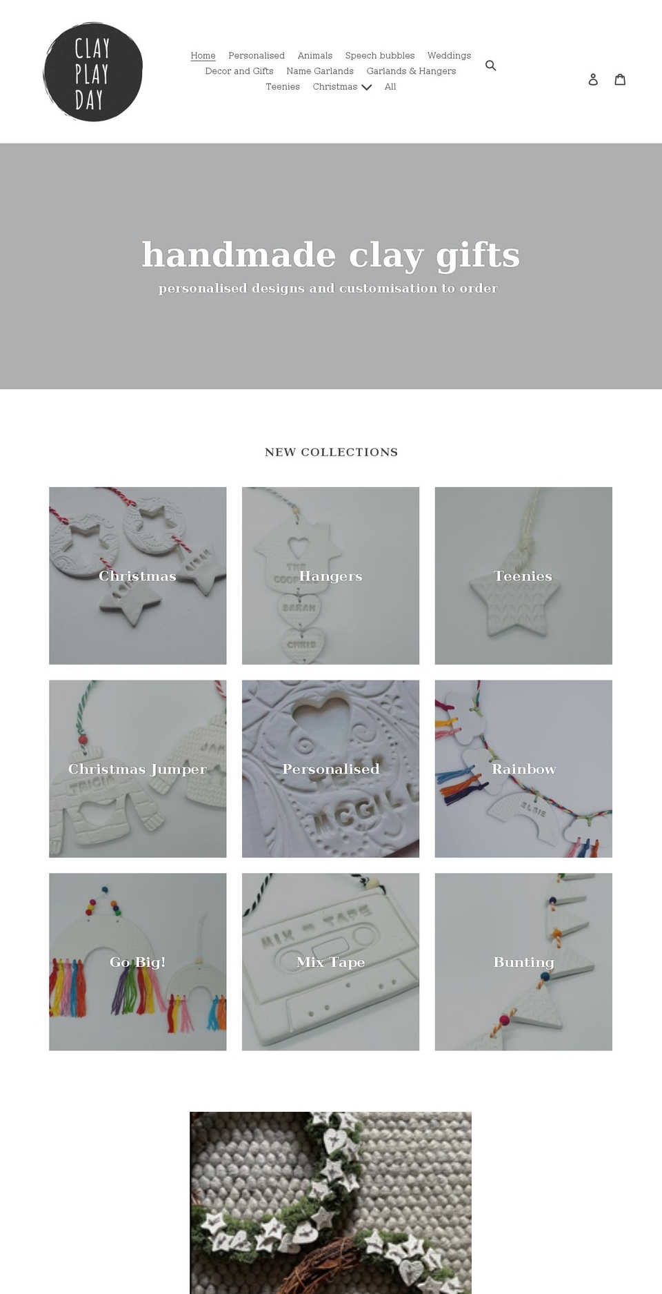 clayplayday.com shopify website screenshot